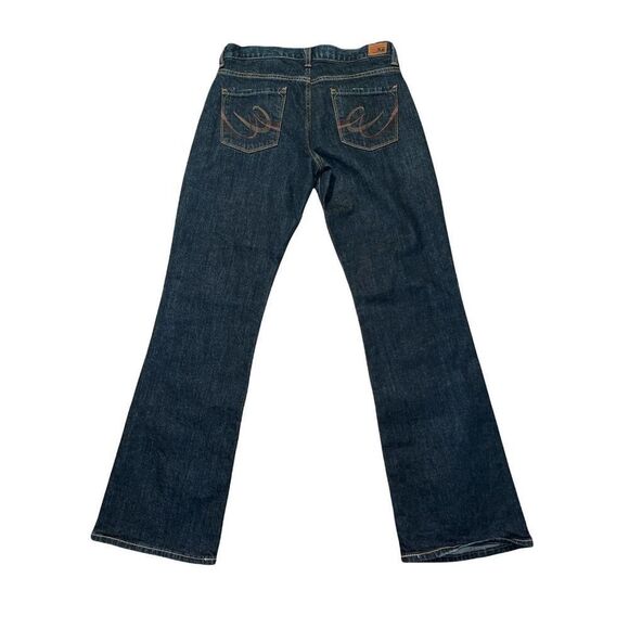 X2 Boot Cut Jeans Womens sz 2S low rise dark wash denim y2k retro - Picture 2 of 12